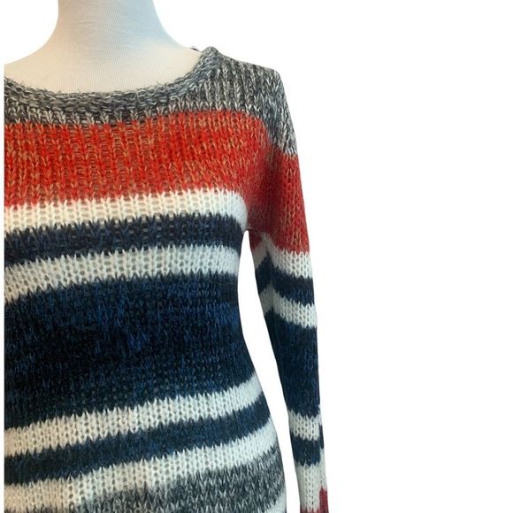 QED London | Multi Colour Knit Long Sleeve Sweater - Picture 2 of 6